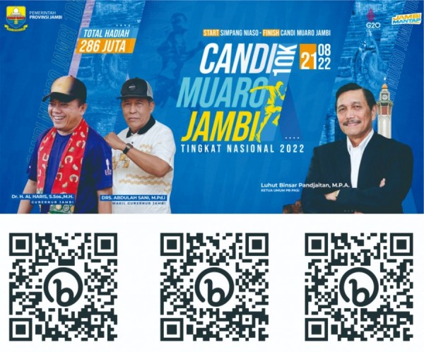 Ini Link dan Jadwal Pendaftaran Lomba Lari Candi Muaro Jambi 10 K