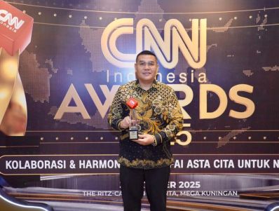 Konsisten Jalankan Reforma Agraria, Kementerian ATR/BPN Raih Rural Development dan Regional Equity di CNN Indonesia Award 2025